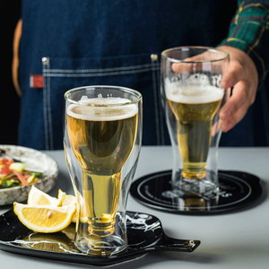 Guangzhou <span class=keywords><strong>Hefa</strong></span> 2024 taza de vidrio de doble pared Pub inglés Bar accesorios de cocina vasos de cerveza de doble vidrio duraderos - Product Image 5