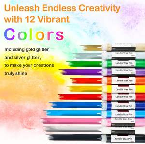 OSBANG - Juego de 12 Colores de Cera Líquida Natural de 30 ml, Pigmento Orgánico de Óxido de Hierro para Hacer Velas, Jabones, Recubrimientos, Manualidades Creativas - Product Image 3