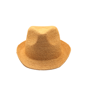 Chapeau de voyage en <span class=keywords><strong>raphia</strong></span> naturel tressé à la main, tendance été 2025, chapeau de cowboy en crochet, chapeau de <span class=keywords><strong>plage</strong></span> - Product Image 6