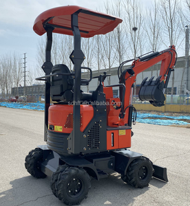 Mini Excavadora de Ruedas en Oferta, 1.5 Toneladas, para Granja y Jardín, Excavadora Pequeña Económica, Precios de Mini Excavadora de Ruedas de 1.5 Toneladas - Product Image 3