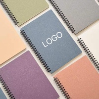 Cuaderno Personalizado con Espiral, Cubierta de Cuero/PVC, Agenda Escolar, Libro de Ejercicios Personalizado A5, Bloc de Notas con Logotipo, Uso Promocional