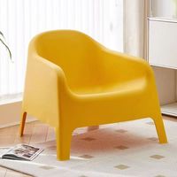 Moderne Simple Mode Tout-Plastique Moulage Intégré Loisirs Bureau Chaise D'ordinateur Maison Empilable Salle À Manger Chaise Jardin Disponible