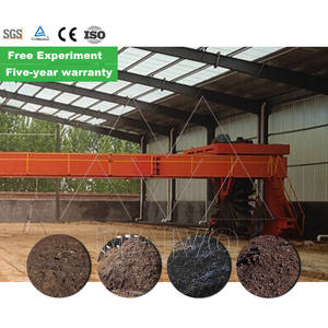 Engrais Type de roue Compost Turner Champignon Compost Turner Machine - Product Image 6