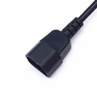 Câble d'extension d'alimentation HENG-WELL IEC C13 C14, câble d'alimentation électrique IEC, câble de connexion PDU pour rack de serveur