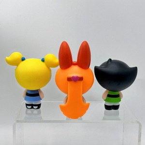 Powerpuff Girls Statuetta in PVC dei Cartoni Animati Blossom Bubbles Buttercup Classico Anime per Macchina Artiglio Giocattolo Modello Bambola Ornamento - Product Image 3