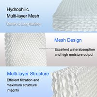 Filtre à papier de rechange haute efficacité pour humidificateur, filtre à mèche pour humidificateur d'air