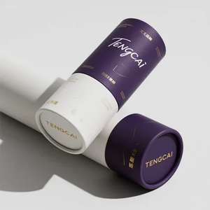 Biểu Tượng Tùy Chỉnh Thiết Kế Nhỏ Vận Chuyển Hộp Giấy Các Tông Kinh Doanh Hộp Quà Tặng Bao Bì Cho Mỹ Phẩm Thủ Công Mỹ Nghệ Ống Xi Lanh Hộp - Product Image 2