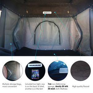 Carbon Fiber rigid Maggiolina roof tent for Camping Offroad - Product Image 6