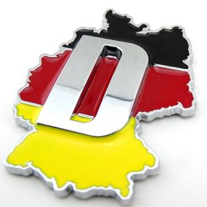 Nuovo distintivo della bandiera del prodotto Design adesivo laterale della carrozzeria cromata per adesivi autoadesivi con LOGO sportivo <span class=keywords><strong>Peugeot</strong></span> - Product Image 2