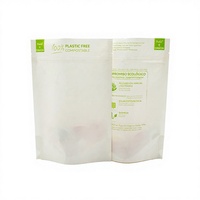 Sacs en papier kraft biodégradables personnalisés, imprimés numériquement à l'encre de soja, écologiques, recyclables, compostables, de qualité alimentaire, pour emballages de sucre
