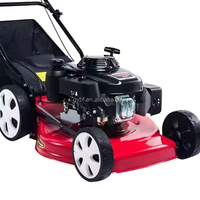 Moteur BS 21 "140cc 3 en 1 Fonction 38-100mm Hauteur de coupe Tondeuse à gazon manuelle