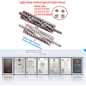 Cabezal de corte helicoidal espiral para maquinaria de carpintería, herramientas de cepillado y regruesado, piezas de cabezal de corte para máquina de espesar madera - Product Image 6