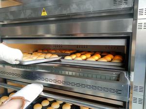 Manufacture Commercial 3 <strong>Layer</strong> <strong>6</strong> Tray Electric Manual Control Bread <strong>Cake</strong> Pizza Baking Deck Oven - Product Image 5