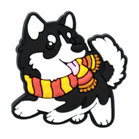 Pendentifs en forme de tongs de dessin animé - Série de chiens mignons en PVC, accessoires pour chaussures de chien, pendentifs pour chaussures de chien en gros