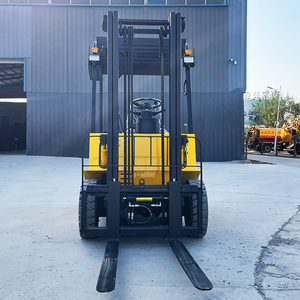 Chariot élévateur électrique tout-terrain extérieur à batterie lithium-ion 3 tonnes 48V/60V certifié CE, sans émission d'échappements, nouveau conteneur - Product Image 4