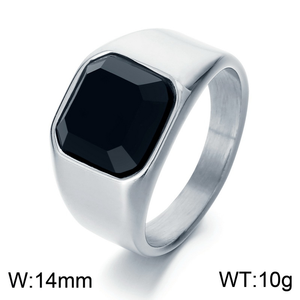 Anillo de Acero Inoxidable 316L Chapado en Oro de 18K con Grabado Personalizado, Resistente al Agua y al Deslustre, el Más Vendido - Product Image 2
