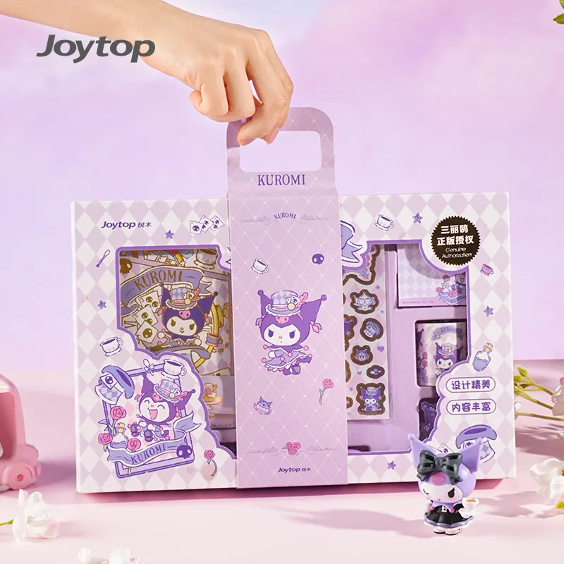 Joytop SR 101947, оптовая продажа, набор канцелярских принадлежностей Sanrio Wonderland, симпатичная магнитная наклейка для блокнота, гелевая ручка, набор для заметок