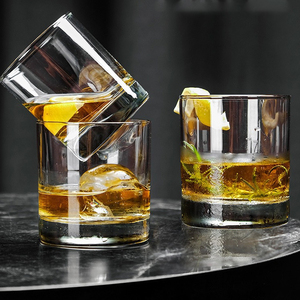 Bicchieri da Whisky in Cristallo con Logo Personalizzato, Set di Bicchieri <span class=keywords><strong>Old</strong></span> Fashioned con Fondo Spesso, Bicchierini da Vino - Product Image 5