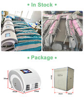 Appareil de massage à compression pneumatique intermittente pour jambes et pieds, pour une récupération rapide et un lymphoedème