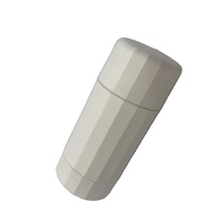 Fournisseur RUIPACK Logo personnalisé Populaire Nouvelle forme PP Cylindre Bâton Déodorant Bouteille 50ml Cosmétique Fond Remplissage Récipient Déodorant
