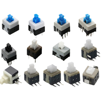 Interrupteur Tactile Électronique LED Anneau Lumineux de Haute Qualité JC-TS667.2D 6*6 12V 50mA 1NO pour Appareils Domestiques IP33