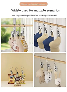 Pinces <span class=keywords><strong>à</strong></span> <span class=keywords><strong>linge</strong></span> et crochets de suspension robustes de haute qualité pour le rangement des bottes - Product Image 5