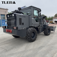 Chargeuse sur pneus hydraulique TLERA 936 de fabrication chinoise avec attache rapide et grande benne pour travaux agricoles et de jardinage