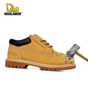 Rocklander Taille 35-47 Cuir Chaussures à bout en acier Construction en cuir véritable Hommes Femmes Botte de travail - Product Image 4