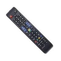 Télécommande LED de remplacement NEW AA59-00809A pour téléviseur intelligent Samsung Smart HD avec touche sport, noir, infrarouge, code fixe