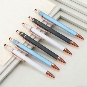 Promotional Luxury Metal Ballpoint <b>Pens</b> Wholesale Universal Stylus <b>Pen</b> Slim Signature <b>Pens</b> with Custom logo for Advertising - Product Image 1