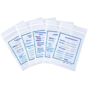 Op maat gemaakte, beschrijfbare, hersluitbare ziplock verpakkingen voor medicijnen, geschikt voor interne westerse <span class=keywords><strong>capsules</strong></span> & orale medicijnen (wegwerpbaar) - Product Image 5