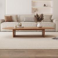Meubles nordiques en bois salon Rectangle Table basse Table centrale minimaliste moderne Table à thé rustique