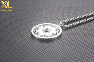Trendy Unisex Hip Hop Stainless Steel <b>Tree</b> Life Pendant Aromatherapy Essential Oil Diffuser <b>Necklace</b> Pearl for Weddings Parties - Product Image 4