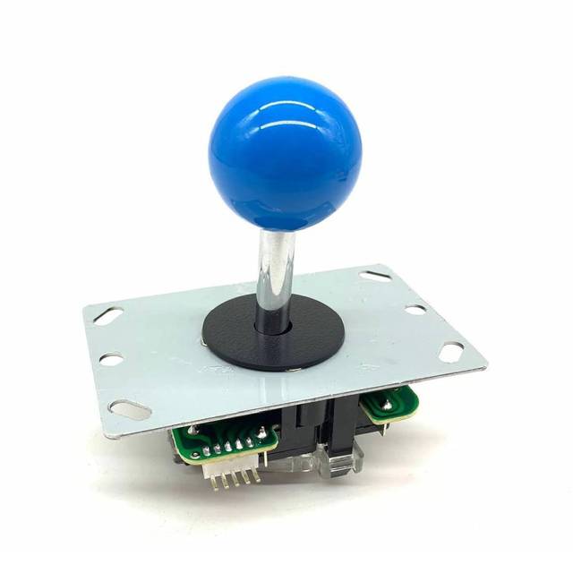 Arcade Classic Competition 5Pin 4 and 8 Ways Joystick DIY Arcade Game Kit Parts (Blue)