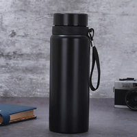 Taza térmica aislada de acero inoxidable de 1L con tapa a prueba de fugas Apertura de un toque Aislamiento al vacío de doble pared Mantiene las bebidas