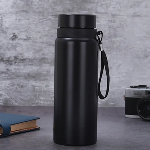 Tasse thermique <span class=keywords><strong>isotherme</strong></span> en acier inoxydable <span class=keywords><strong>1L</strong></span> avec couvercle étanche Ouverture à une touche Isolation sous vide à double paroi Garde les boissons - Product Image 1