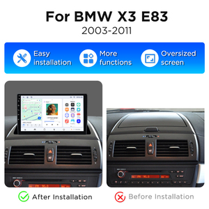 Reproductor de CD para Auto Junsun con Android Carplay para BMW X3 E83 2002-2011, Navegación GPS para Auto, Bluetooth, Mapa de Europa, Reproductor Multimedia - Product Image 2