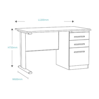 Bureau debout moderne personnalisable en acier inoxydable pour le télétravail, avec tiroir de rangement et pieds réglables pour l'étude et le travail