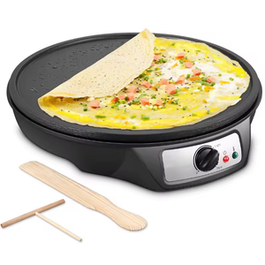 Aifa fabricante de crepes eléctrico parrilla perfecta pizza/panqueques para hornear y envuelve el fabricante de pizza de 12 pulgadas horno de pizza eléctrico - Product Image 1