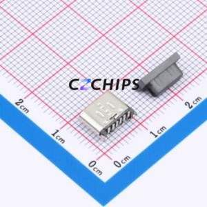 YTC-TC6-567E USB Connector SMD Connector ( Connector Type: Type-C )( Gender: Female )( Mounting Type: Vertical Mount ) - Product Image 2