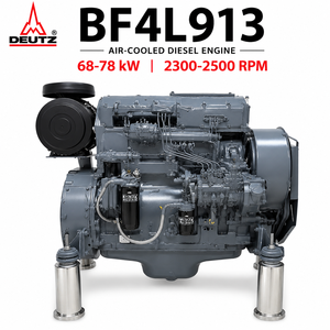 Moteur diesel refroidi par <span class=keywords><strong>air</strong></span> Deutz série 913 68kw-78kw BF4L913, ensemble 4 cylindres pour générateur, <span class=keywords><strong>pompe</strong></span> <span class=keywords><strong>à</strong></span> eau, machines agricoles - Product Image 1