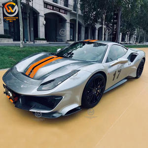 Pièces de voiture, accessoires de tuning, pare-chocs avant en fibre de carbone sèche de style Pista, pièces de carrosserie pour <span class=keywords><strong>Ferrari</strong></span> 488 GTB Spider - Product Image 5