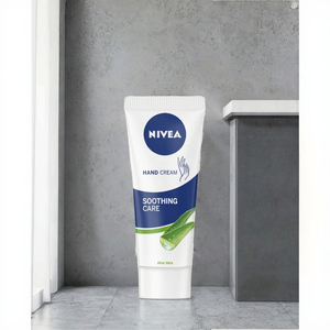 Crema y Loción de Manos Nivea Organic 100 ml con Aloe Vera, Ácido Hialurónico, Vitamina C y Lavanda, Producto Vegano OEM - Product Image 2