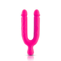 Vibromasseur double tête à forte vibration, flexible, en silicone souple, double usage, trois moteurs, pour femme, homosexuel, masturbateur lesbien