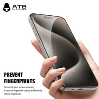 Protection d'écran en verre trempé ATB Gorilla pour iPhone, verre trempé HD pour téléphones portables, film