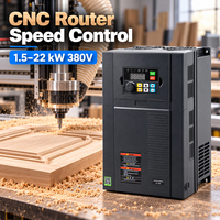 Contrôleur de broche de graveur CNC monophasé 220V/380V à commande vectorielle pour la production de meubles d'armoires, fonctionnement fluide VFD