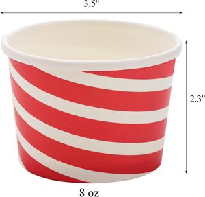 Vasos de Papel Personalizados Desechables, Impresión de Vasos de Papel Premium, Contenedor para Helado - Product Image 4