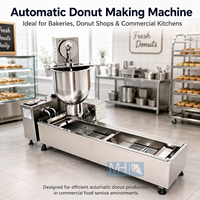 Machine automatique commerciale de fabrication de beignets, machine automatique de fabrication de beignets et de bagels