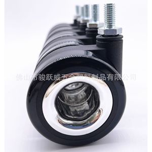 Roulettes pivotantes 75 mm, roues creuses électro-plaquées, roulettes silencieuses pour meubles - Product Image 4
