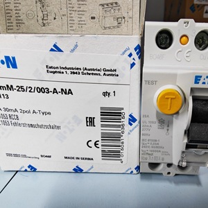Interruptor Diferencial Eaton FRCMM-25/2/003-A-NA 2P 30mA Tipo A con Certificación UL CSA - Product Image 4